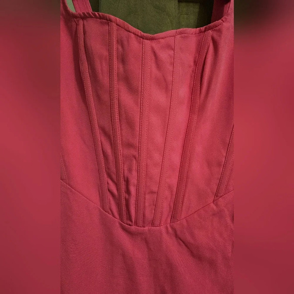 Bardot Pink Midi Dress - Picture 11 of 14